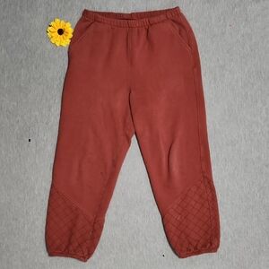 🔴 Wild Fable Brand High Rise Oversized Baggy Quilted Sweatpants Joggers Pants